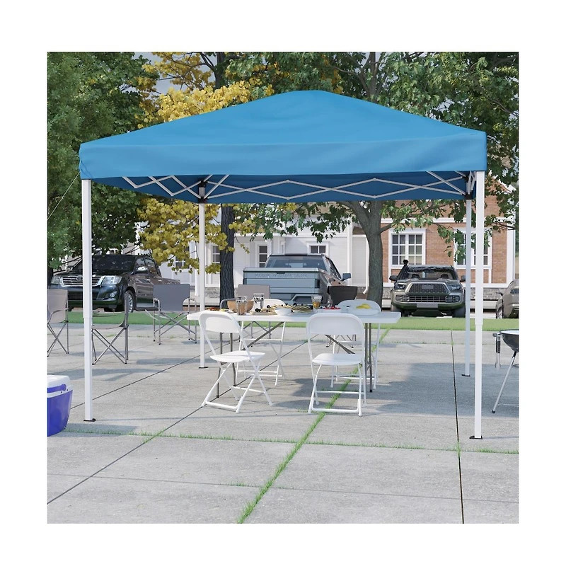 Outdoor Event/Tailgate Set With Pop Up Event Canopy Carry Bag