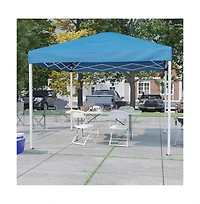 Outdoor Event/Tailgate Set With Pop Up Event Canopy Carry Bag