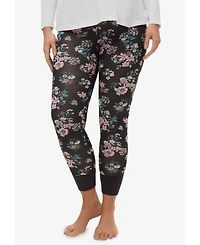 Ellos Plus Rib Trim Sleep Leggings