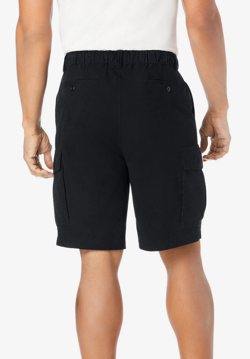 KingSize Tall 8" Moisture Wicking Cargo Shorts