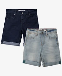 Cultura Big Boys Roll-Up Denim Shorts 2-Pack