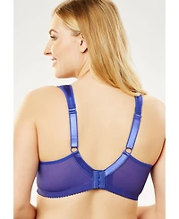 Comfort Choice Women's Easy Enhancer Lace Wireless Bra