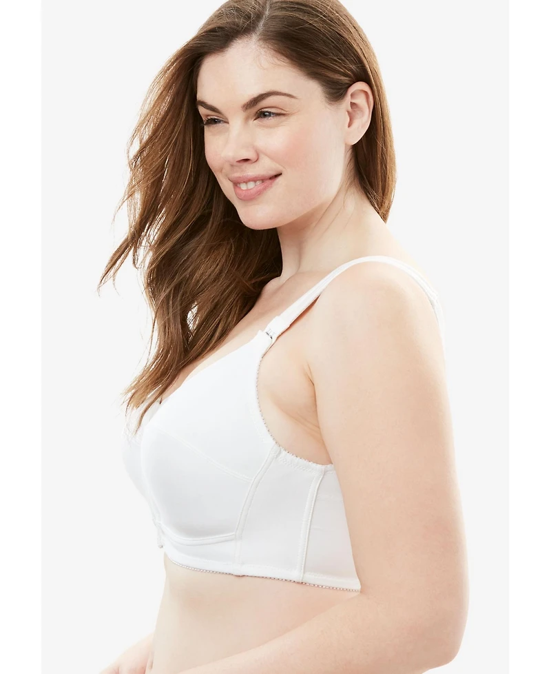 Comfort Choice Women's Plus Stay-Cool Wireless Posture Bra