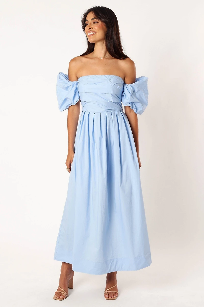 Petal and Pup Women's Solana Off Shoulder Midi Dress
