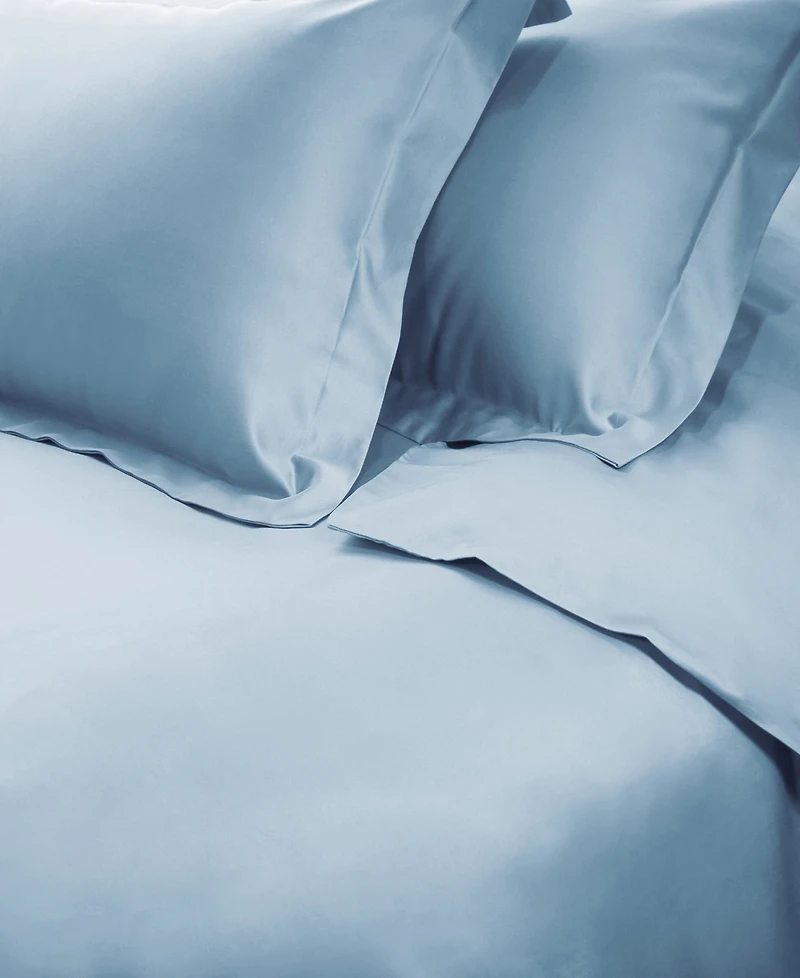 Superior Egyptian Cotton 650 Thread Count Solid Luxury Duvet Cover Set