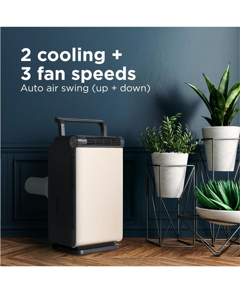 Black+Decker 3-in-1 Personal Portable Air Conditioner, Portable Fan & Dehumidifier, Windowless Air Conditioner with Electronic Control Panel, Led Disp