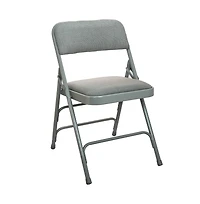 Emma+Oliver 2-Pack Advantage Padded Metal Folding Chair - Fabric Seat