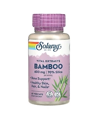 Solaray Vital Extracts Bamboo - 60 VegCaps (300 mg per VegCap)