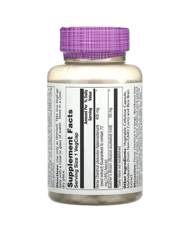 Solaray Horse Chestnut Seed Extract - 120 VegCaps