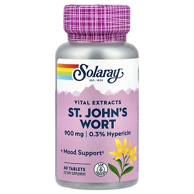Solaray St. John's Wort Vital Extracts 900 mg - 60 Tablets
