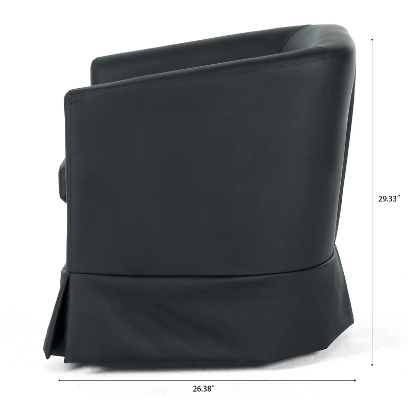 Streamdale 27.36" Wide Swivel Chair