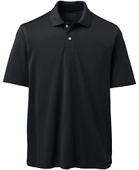 Lands' End Men's Short Sleeve Polyester Polo