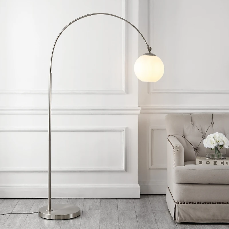 Jonathan Y Nora Coastal Retro Iron Led Floor Lamp