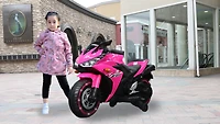 Streamdale 12V Kids Motorcycle Ride On Toy With Training Wheels