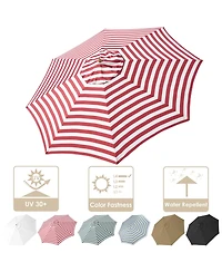 13 Ft Patio Umbrella Replacement Canopy Market Table Top Outdoor Sunshade Cover