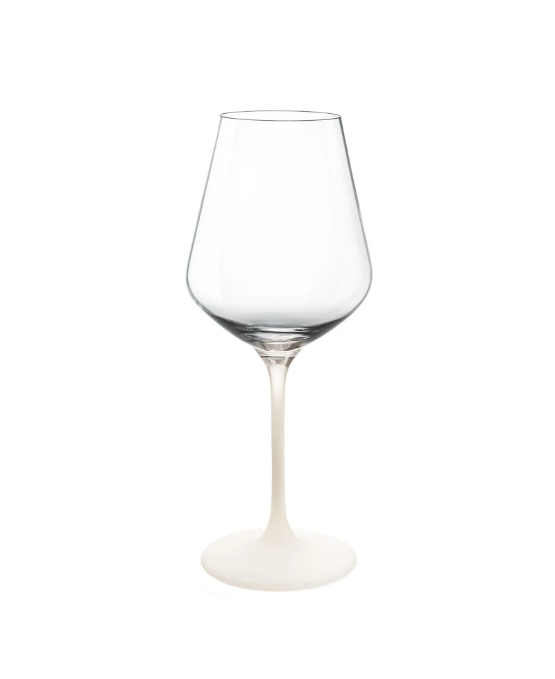 Villeroy Boch Manufacture Rock Blanc Red Wine Glasses, Set of 4