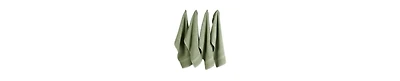 Design Imports Basic Terry Collection Waffle Dishtowel Set, 15x26", Solid Artichoke, 4 Piece
