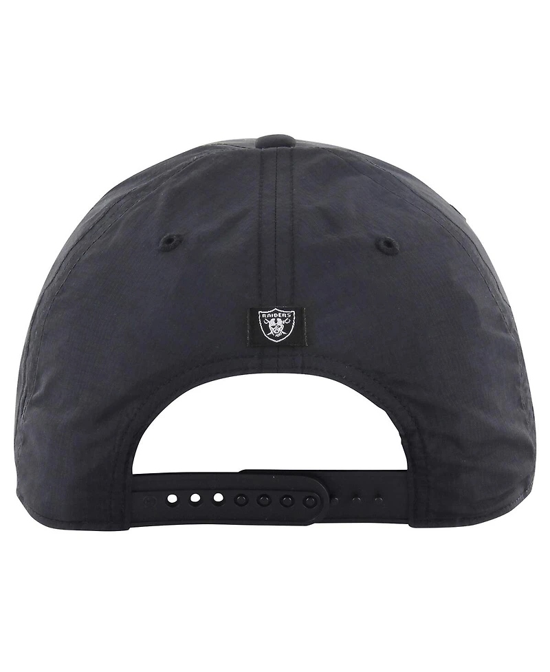 47 Brand Men's Black Las Vegas Raiders Fairway Hitch brrr Adjustable Hat
