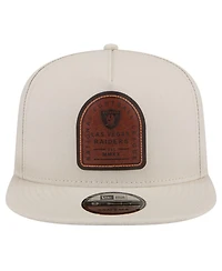 New Era Men's Stone Las Vegas Raiders Premier 9FIFTY Snapback Hat