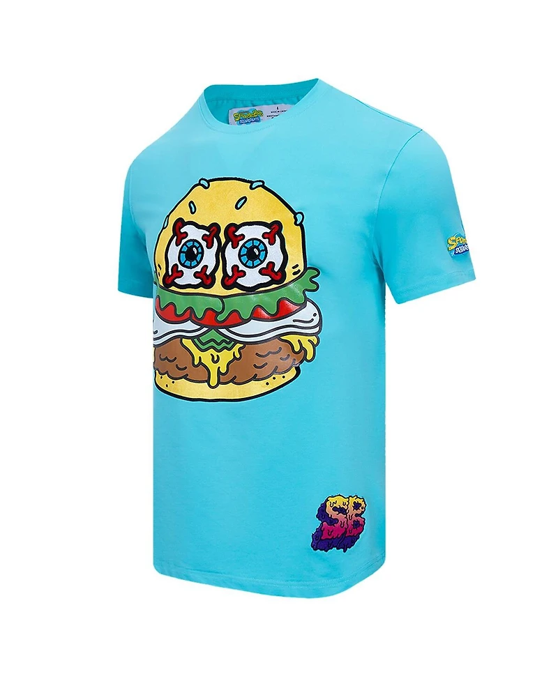 Freeze Max Men's Aqua SpongeBob SquarePants Kraby Patty Bob T-Shirt