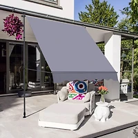 Streamdale Adjustable Retractable Awning with Uv Protection