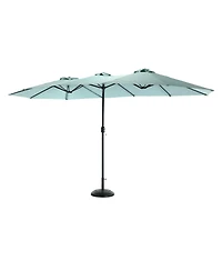 Streamdale Double-Sided Outdoor Umbrella (Light Green)