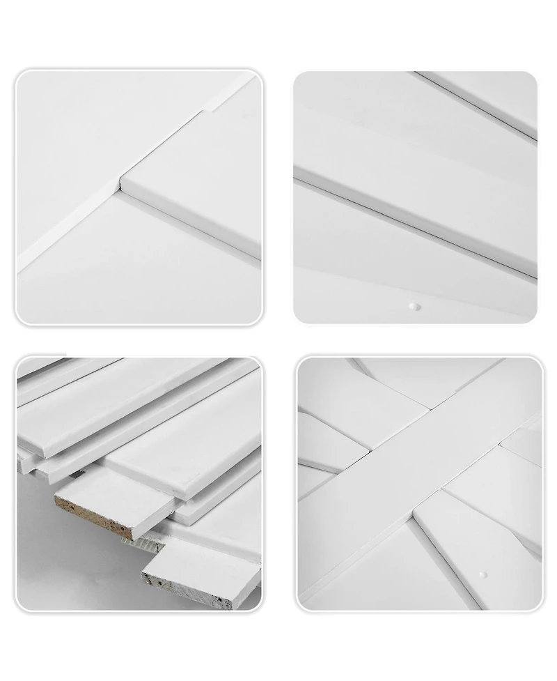 Simplie Fun 84" Barn Door Slab, Unfinished Wood, Pre-Drilled