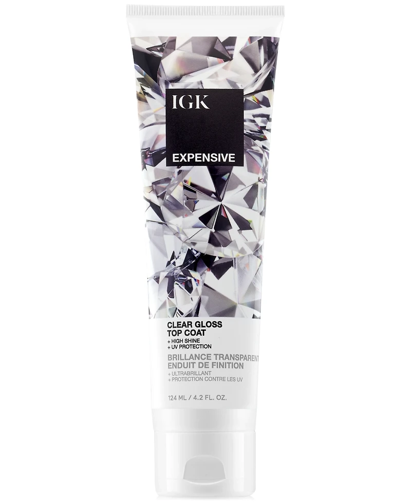 Igk Hair Expensive Clear Gloss Top Coat, 4.2 oz.