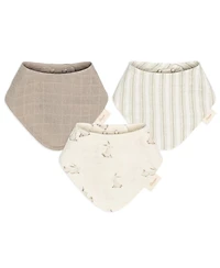 Crane Baby Cotton 3-pc. Bunny Bib Set
