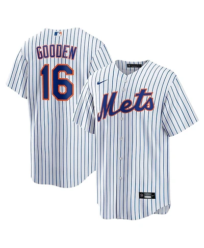 Nike Men's Dwight Gooden White New York Mets Home Replica Player Jersey
