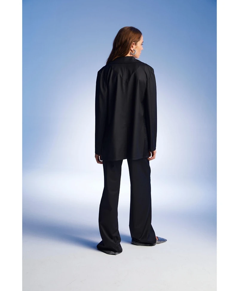 Nocturne Women's Lapel Collar Jacket