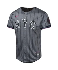 Nike Big Boys and Girls Pete Alonso Graphite New York Mets 2024 City Connect Limited Player Jersey