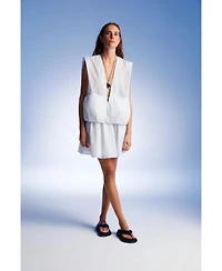 Nocturne Women's Pleated Mini Skirt