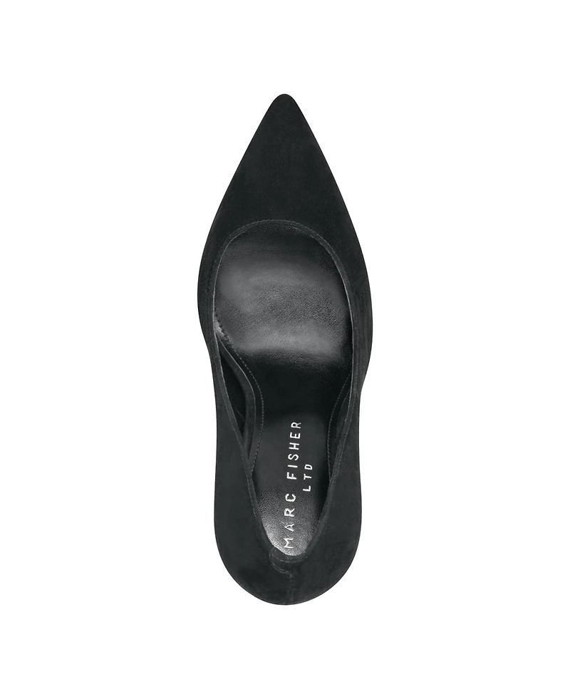 Marc Fisher Ltd Women's Abilene Block Heel Pointy Toe Dress Pumps