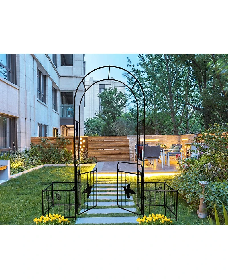 Streamdale Furniture Metal Garden Arch for Support and Events