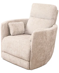 Gardley 38" Fabric Power Swivel Recliner, Created for Macy's
