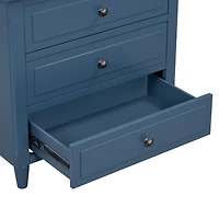 Streamdale 3-Drawer Nightstand Storage Wood Cabinet