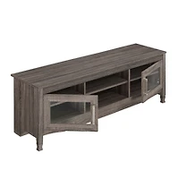 Simplie Fun Grey Driftwood Tv Stand