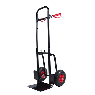 Streamdale 330 Lb Steel Trolley with Double Handles and Rubber Wheels