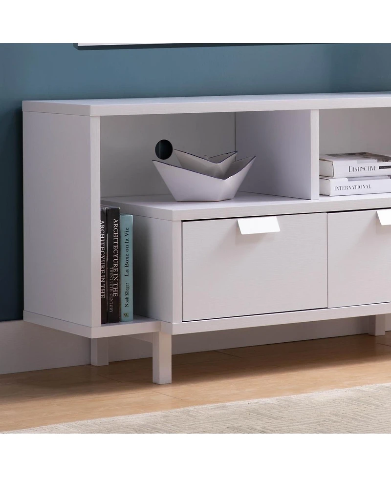 Streamdale Tv Stand White for Home or Office Use