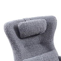Streamdale Rocking Chair Nursery, Modern Rocking Chair With High Backrest