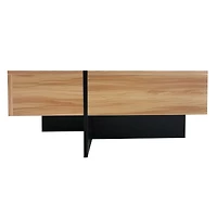 Streamdale Modern Coffee Table with Hidden Storage & Sliding Top