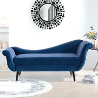 Streamdale Furniture Chaise Lounge With Scroll Arm