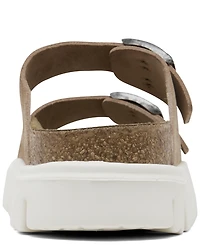 Papillio by Birkenstock Women's Arizona Chunky Suede Leather Platform Sandals from Finish Line