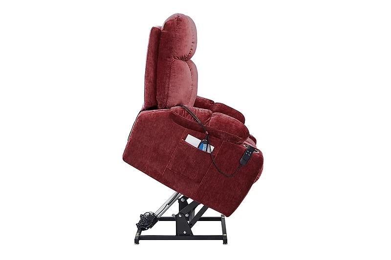 Dual Okin Motor Power Lift Recliner Chair For Elderly Infinite Position Lay Flat 180 Recline