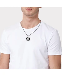 Marvel Blank Panther Stainless Steel (316L) Pendant, 22'' Box Chain