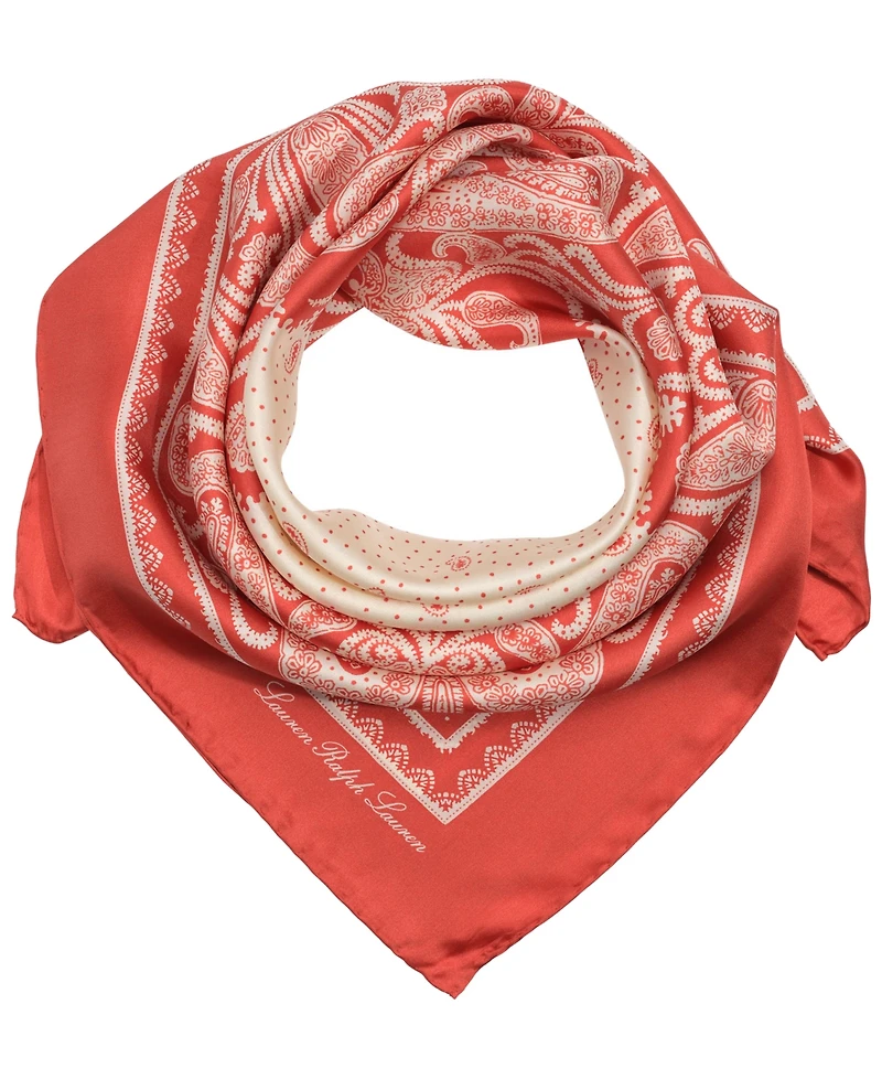 Lauren Ralph Paisley Bandana Square Scarf