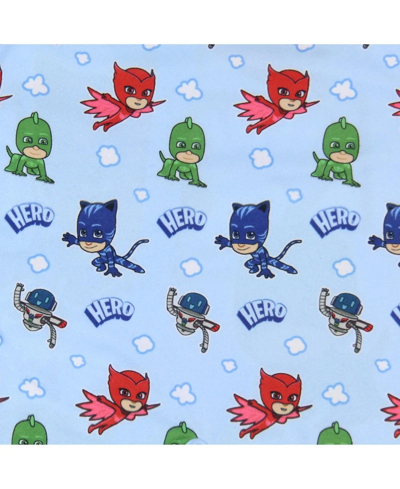 Pj Masks Toddler Boys Gekko Catboy Owlette Hero! Footless Sleeper Pajama Union Suit
