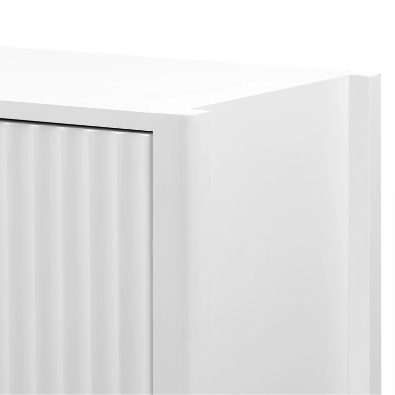 Streamdale Furniture Three-door Storage Cabinet with Metal Handles for Any Room