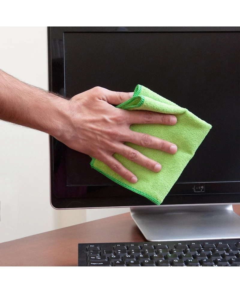 Arkwright Home Silversure Antimicrobial Cleaning Cloths (12 Pack), 12x12 in., Reusable, Multi-Purpose, Color Options